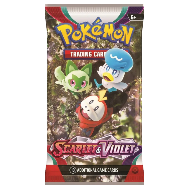 Scarlet and Violet Booster Pack (Recommended for Age 15+)